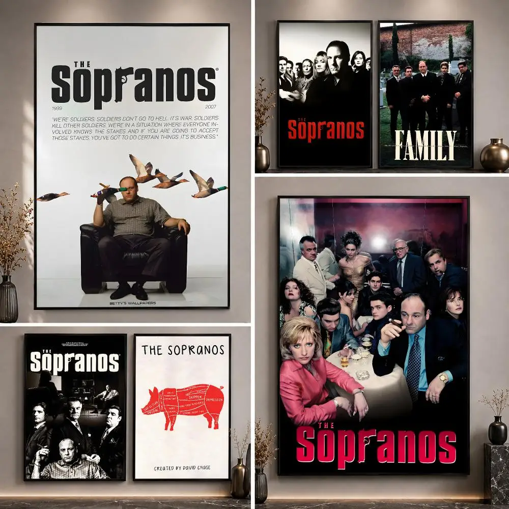 Series The Sopranos Tony Soprano Poster HD PP Waterproof Eco-Friendly For Kitchen Bathroom Wall Art Bedroom Home Decor