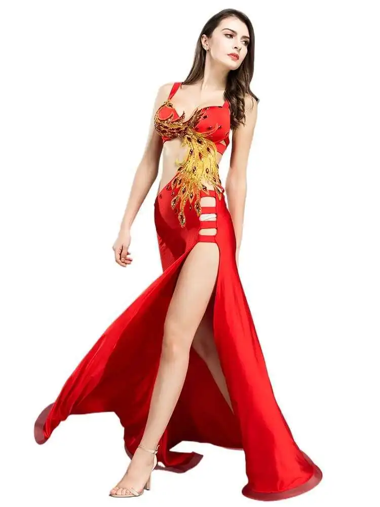 

2025 New Belly Dance Costume Women's Dress Sexy Oriental Dance Costume Performance Costume High-end Performance Wear 8816