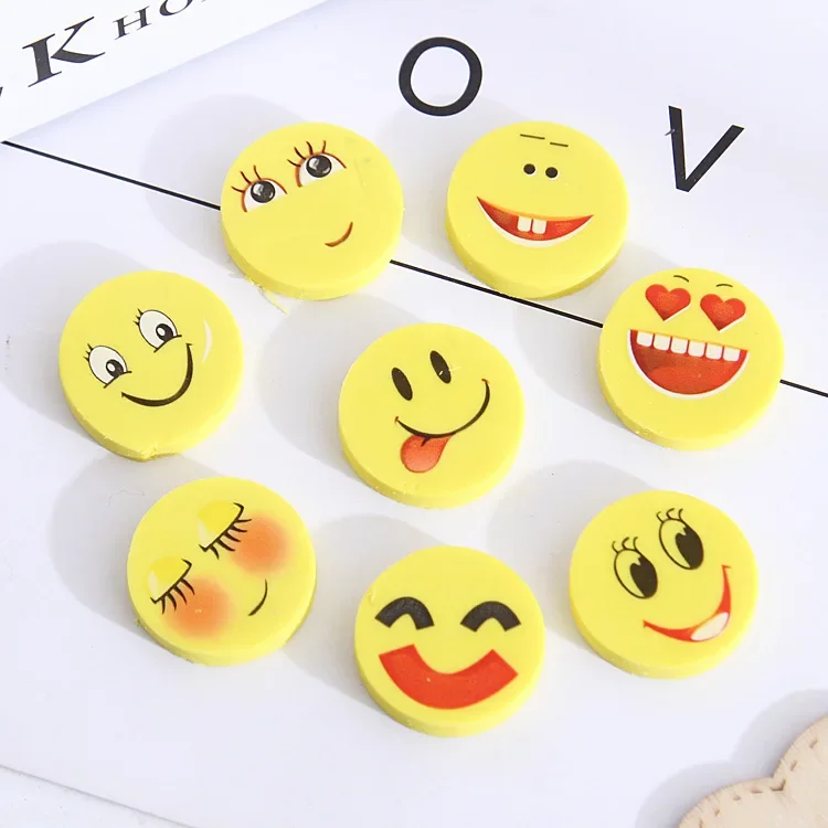 12Pcs Wholesale Cartoon  Eraser School Supplies, Stationery Cute Student Gifts