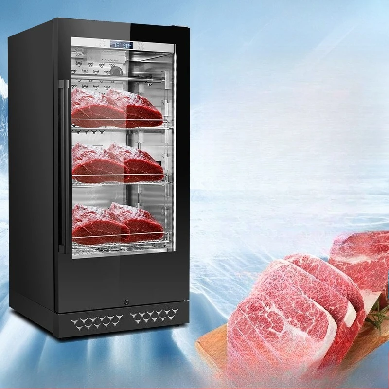 Commercial intelligent constant temperature steak dry and wet stainless steel refrigerated fresh beef chop cabinet