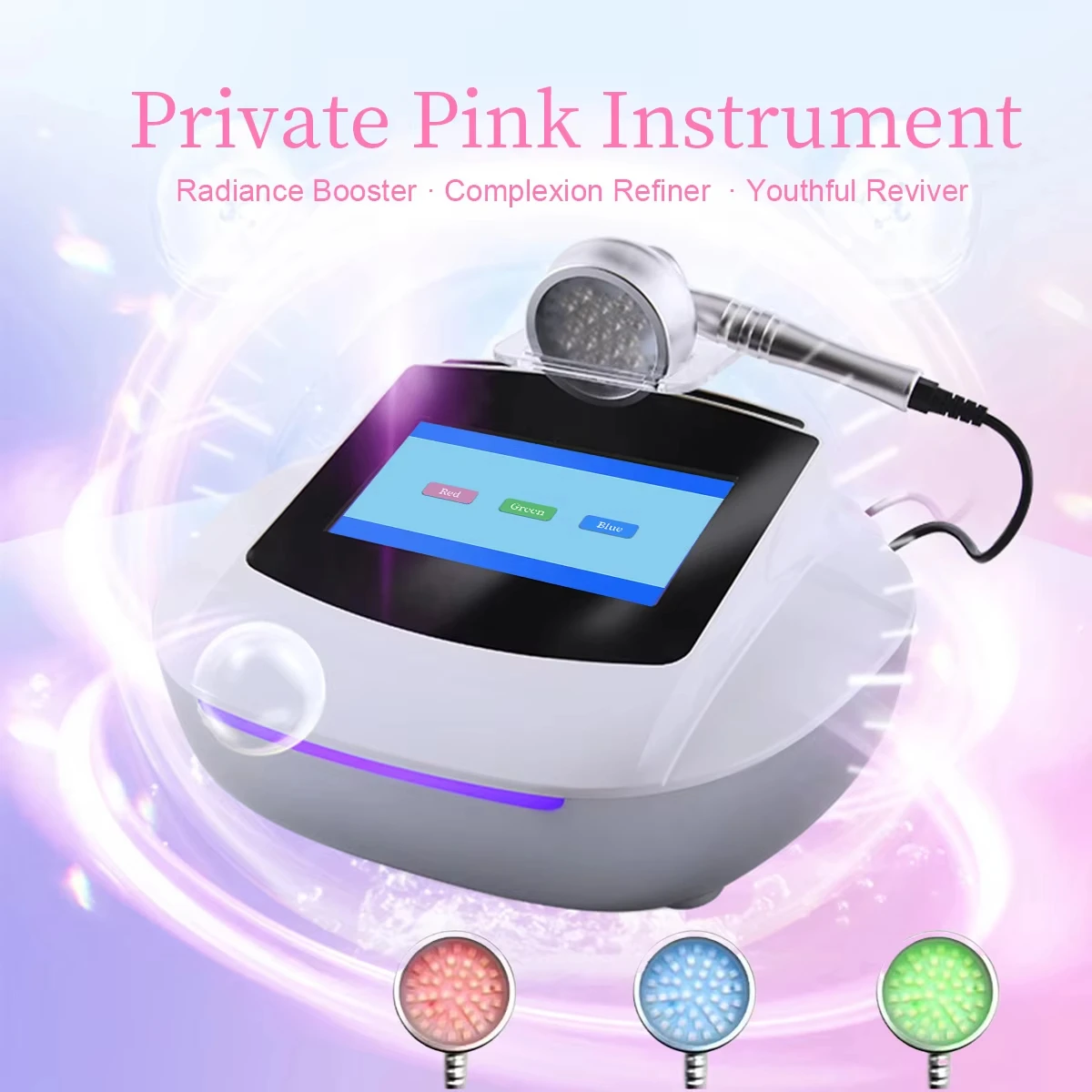 Electric Light Wave Instrument to Dilute Melanin and Powder Breast Instrument Exclusively for Use  Red Infrared Laser Therapy