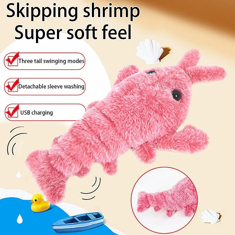 New Pet Toys Cat Electric Simulation Lobster Cat Usb Charger Toy Chew Bite Toys Pet Supplies Cats Dog Toy Catnip Dropshipping