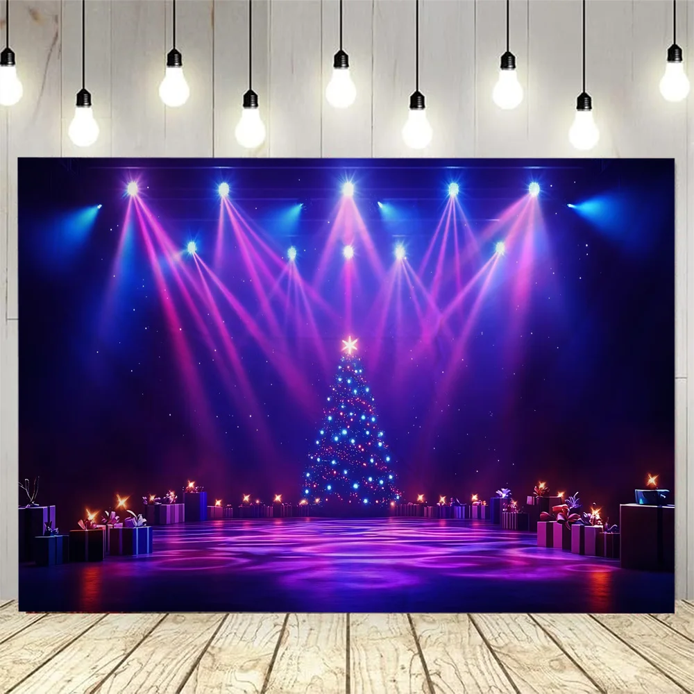 

Christmas background print tapestry holiday party wall hanging cloth home living room fabric mural Christmas tree poster