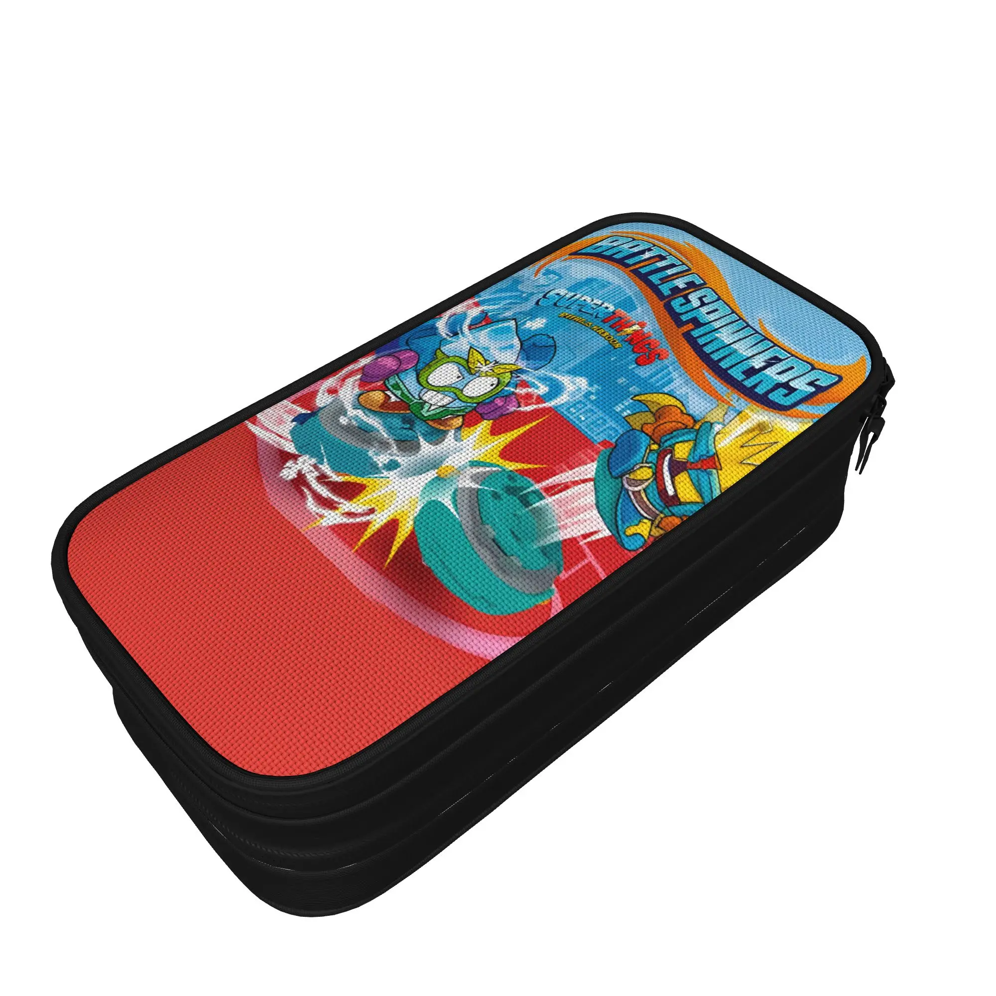 

SuperThings Cartoon Pencil Case Super Zings Kindergarten Pencilcases for Student Large Bag School Supplies Gift Stationery
