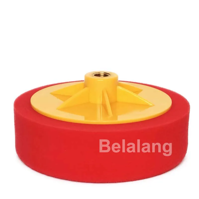 Belalang Ø150 x 45mm Buffing & Polishing Foam Head Red/Medium