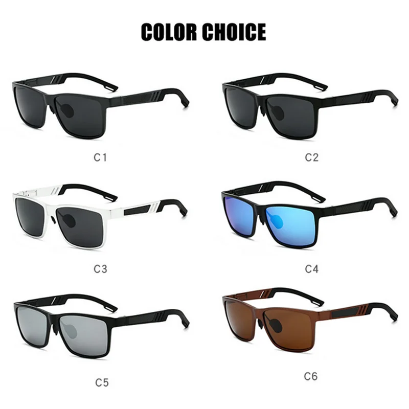 Aluminum Magnesium Nearsighted Sunglasses Men Polarized Sport Pilot Driving Prescription Sun Glasses For Male-0.5 -1.0 To -6.0