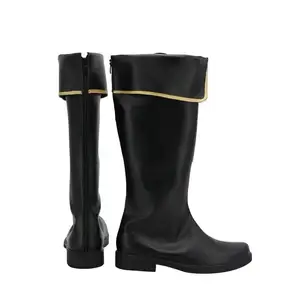 Trevo preto cavaleiro mágico touro preto capitão destruição deus yami sukehiro cosplay sapatos botas pretas 12 principais vendas capitão yami - №11