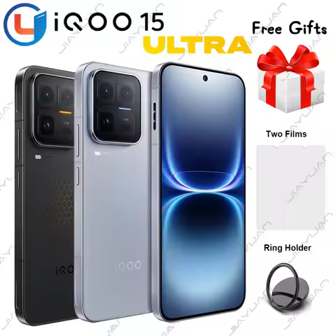 iQOO 15 Ultra 5G Gaming Phone Snapdragon 8 Elite Gen5 6.83" 2K 144Hz AMOLED 7800mAh 100W 50MP OIS NFC Unlocked Smartphone