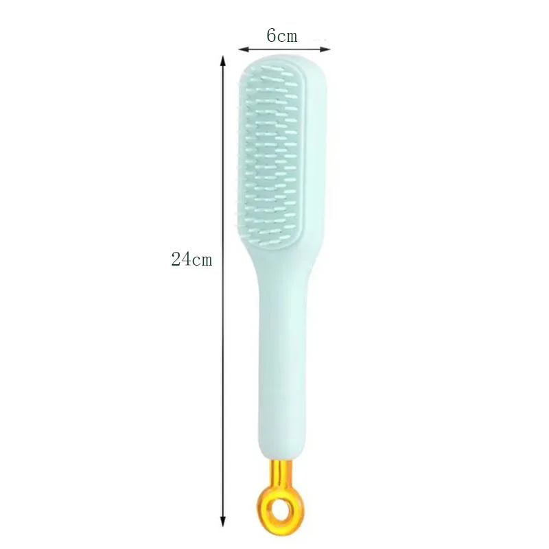 Portable Scalp Massage Comb, Telescopic Hair Brush, Anti-Static Detangling Brush for Smooth Hair, Gentle Scalp Cleaning - view 2