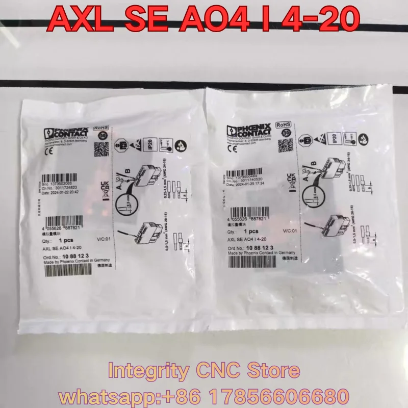 New AXL SE AO4 I 4-20 PLC module 1088123