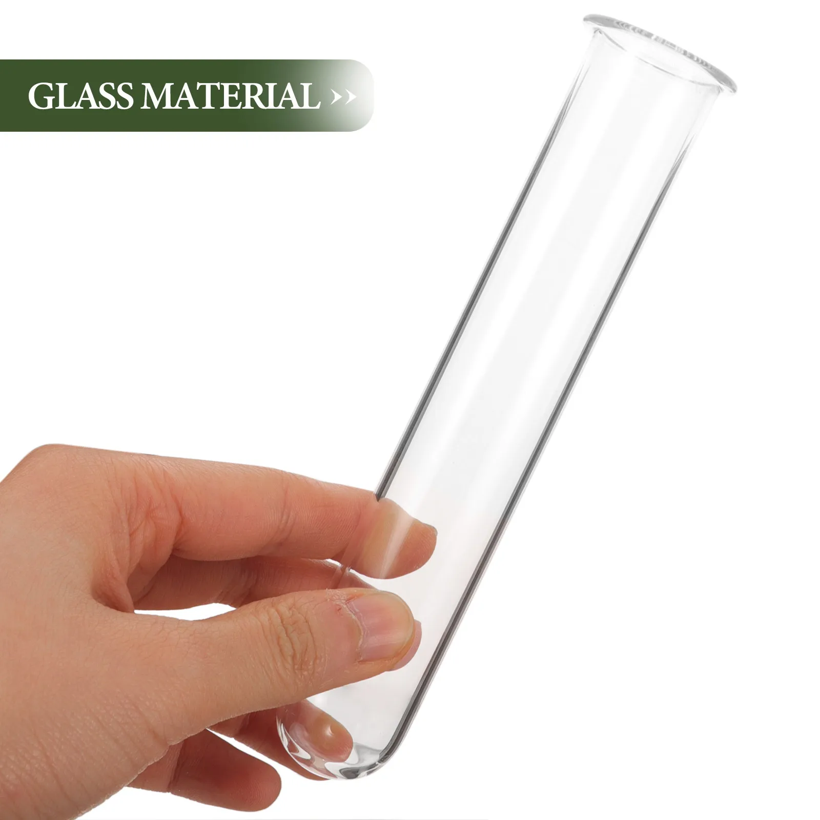 

4Pcs Clear Glass Hydroponic Test Tube Vase Small Plant Propagation Tubes Floral Glass Tubes Home Office Decor Test Tube Vase