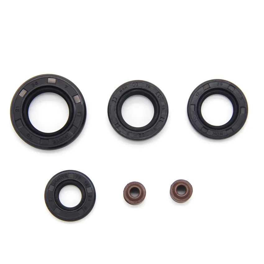 motorcycle CR250R full complete engine oil seal rubber gear shaft seal for Honda XL100S CRF100F XR100 XR100R