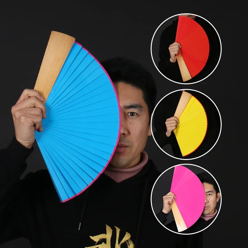 Color Changing Fans for Parties Easy  Use Stage Prop Magicians Comedy Close-Up Illusions Dance Accessory Funny Party Essential