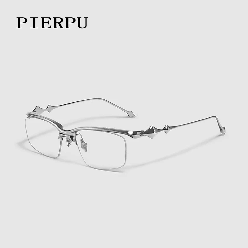 

2024 Korea Style Pure Titanium KRO Glasses Frame Men Women Fashion Designer Ultralight Prescription Anti blue light Eyeglasses