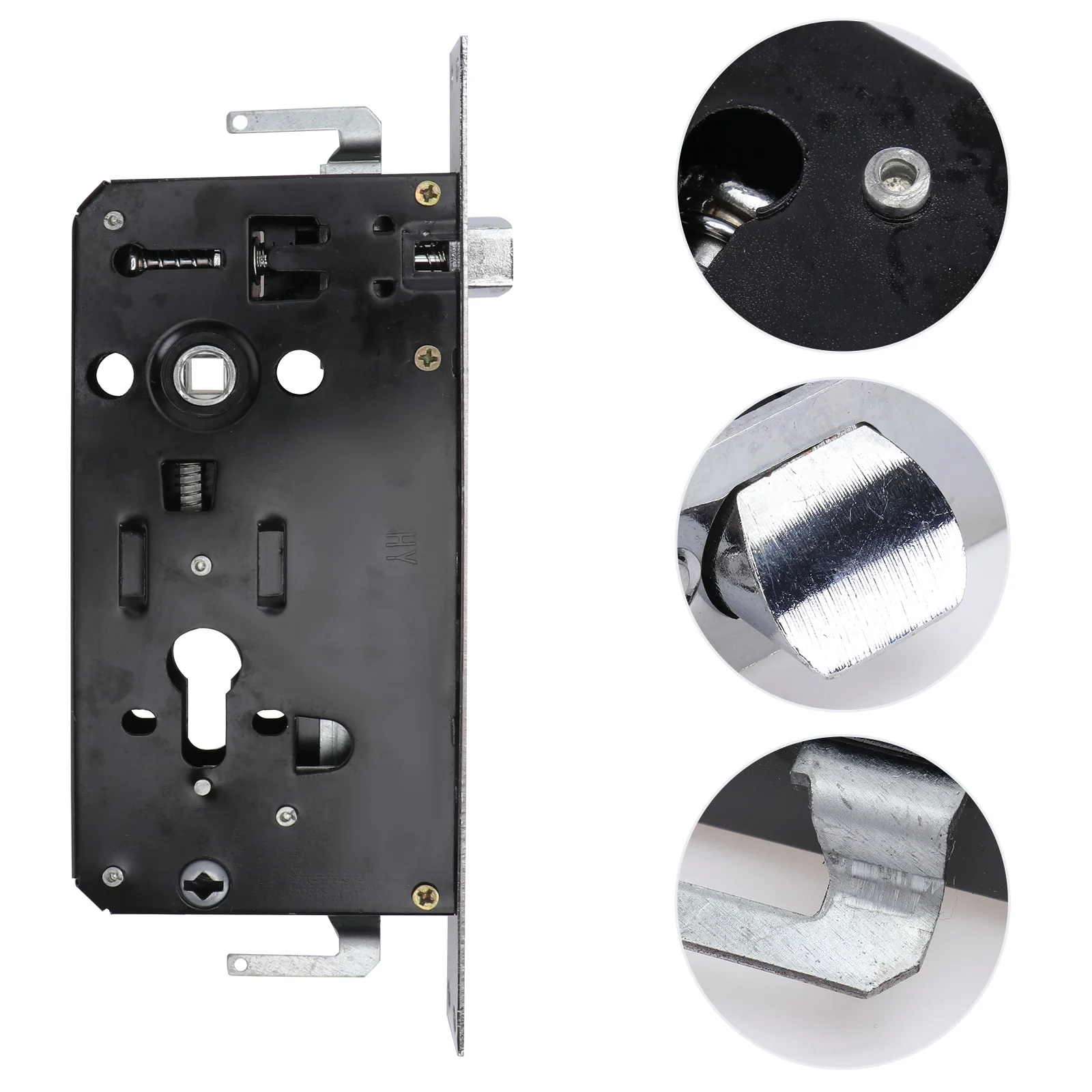 24X240 Iron Alloy Security Door Lock Body With Hook Durable Anti Theft Door Lock For Double Live Function Hardware Cylinder - Image 3