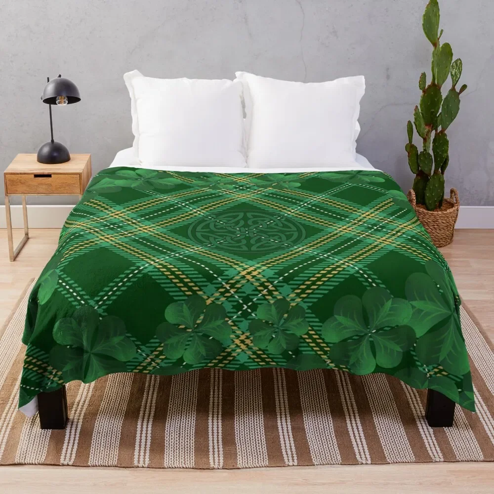 

Irish Tartan Throw Blanket Blankets For Baby Bed Fashionable Sofa Throw Luxury St Blankets