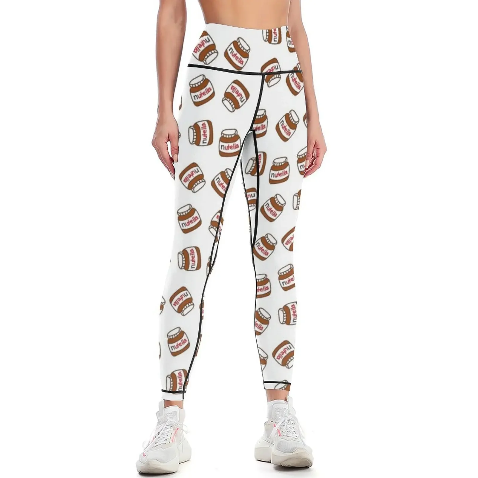 Nutella Butter - Ready to Eat! Leggings legging gym Fitness woman Women's fitness Jogger pants Womens Leggings