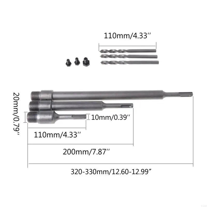 Y55E 110/200/320mm vòng tròn SDS cộng với máy cắt bằng đá bê tông SHANK
