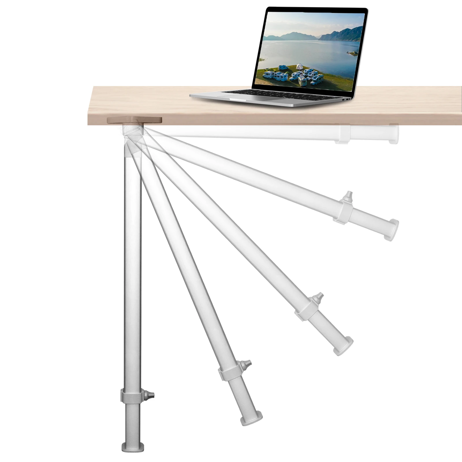 

Adjustable Folding RV Table Legs | Telescopic Height 21-36 Inches | For Campers, Boats, Vans Fast and Free Local Delivery