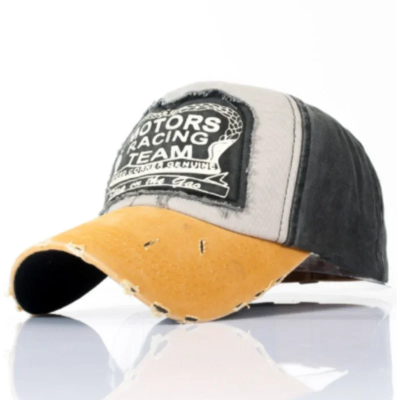 

Retro Coated Baseball Cap for Women & Men – Washed Patchwork Duckbill Cap with Adjustable Strap, Casual Streetwear Sunshade Hat