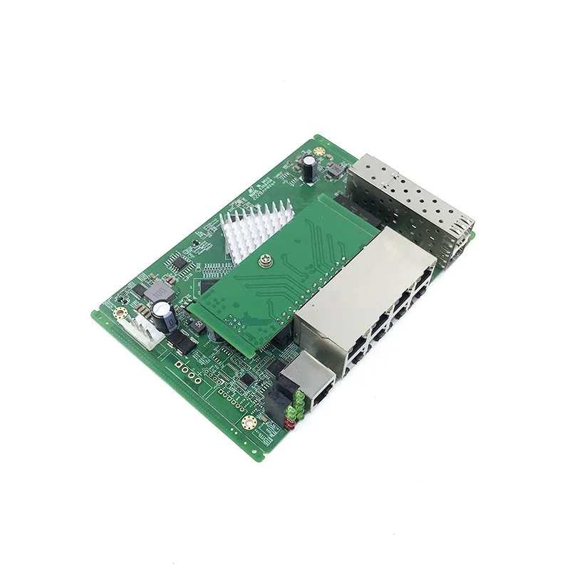 Ip Management 8-Poort 10/100/1000Mbps Poe Ethernet Switch Module Beheerde Switch Module Met 2 Gigabit Sfp Slots Gigabit Switch Switch