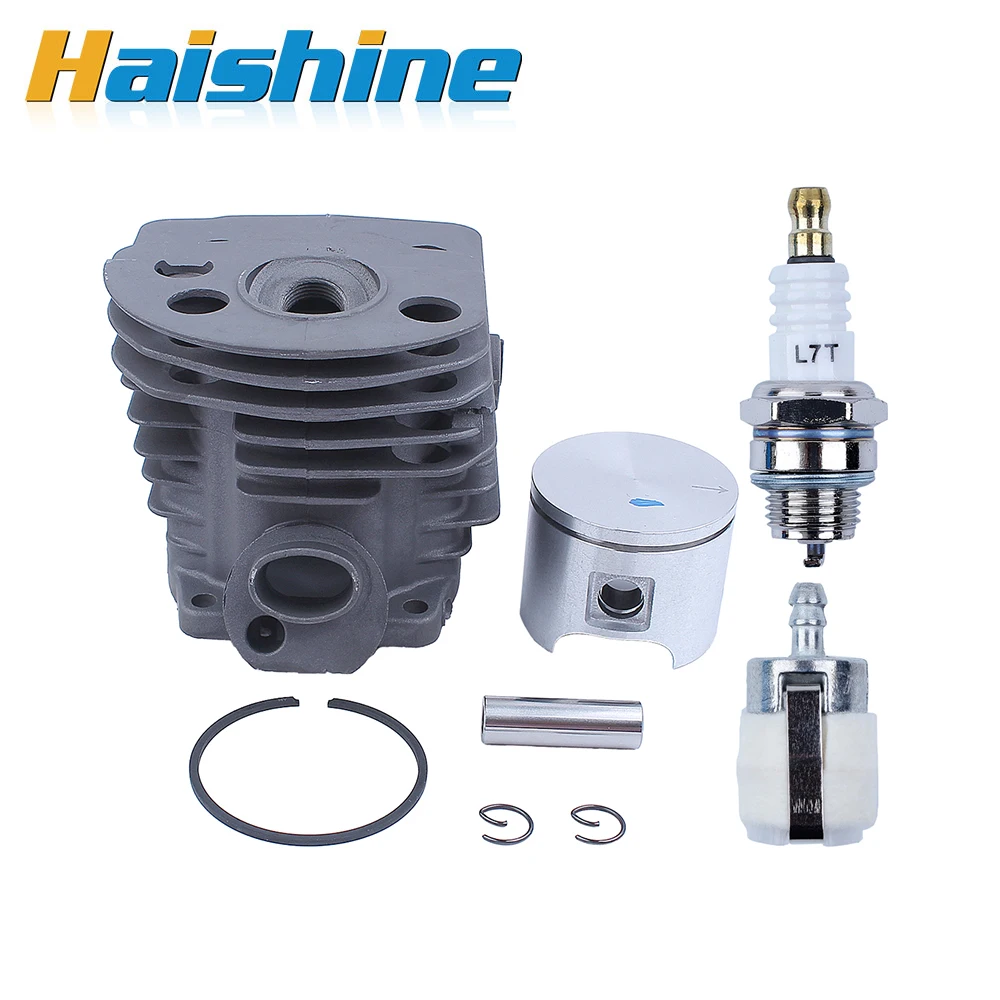 

Nikasil Plated Cylinder Piston Kit (46mm) For Husqvarna 51 55 For Rancher Chainsaw 503 60 91-71 Fuel Filter Spark