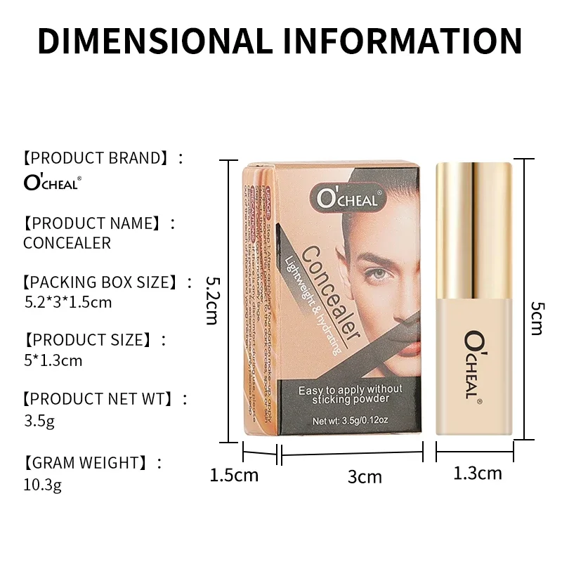 미니 컨실러 오일 프리 방수 롱래스팅 리퀴드 파운데이션 크림 다크서클 여드름 커버 완벽한 피부