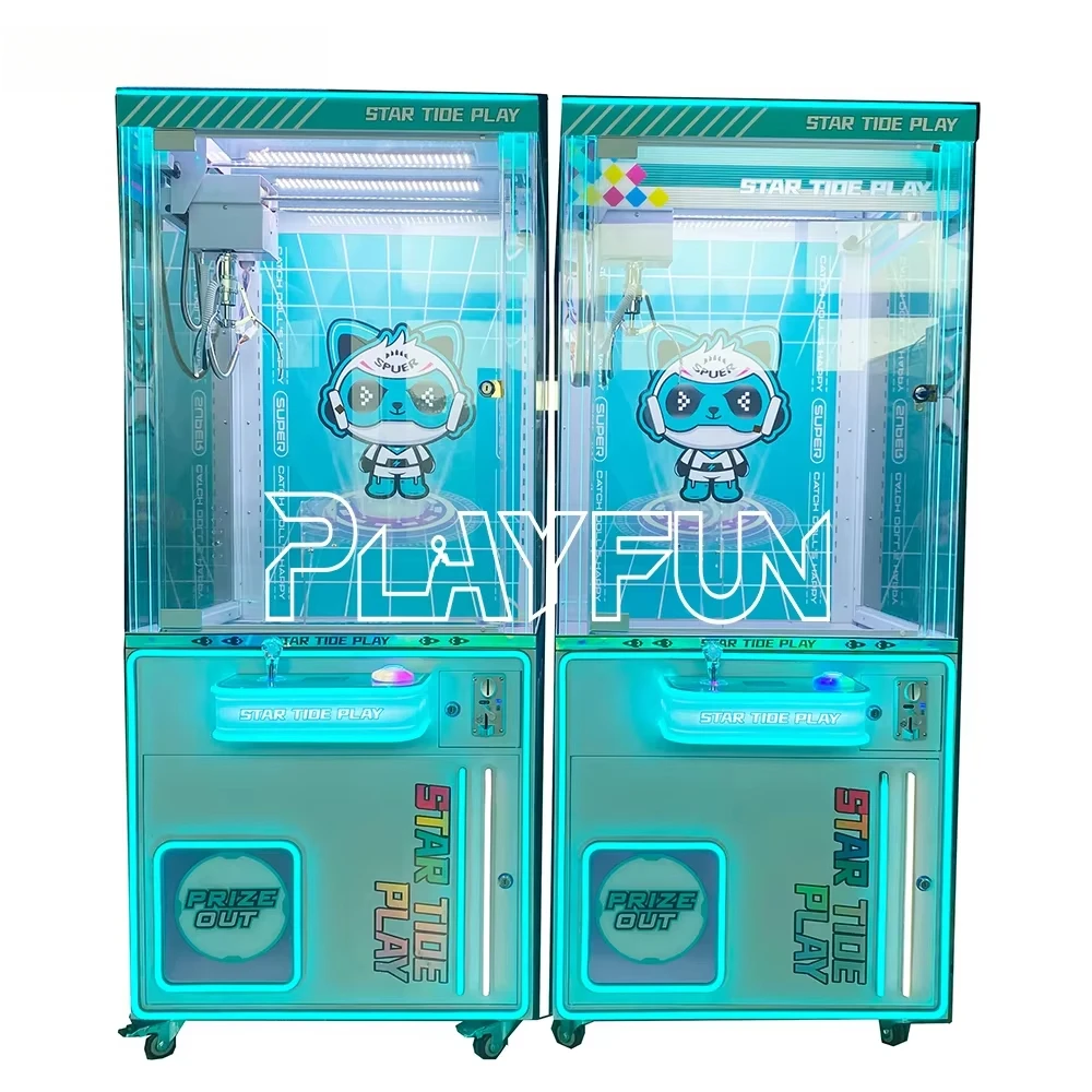 Coin Operated arcade Games  Claw Crane Game Machine STAR TIDE PLAY dolls plush prize games machine