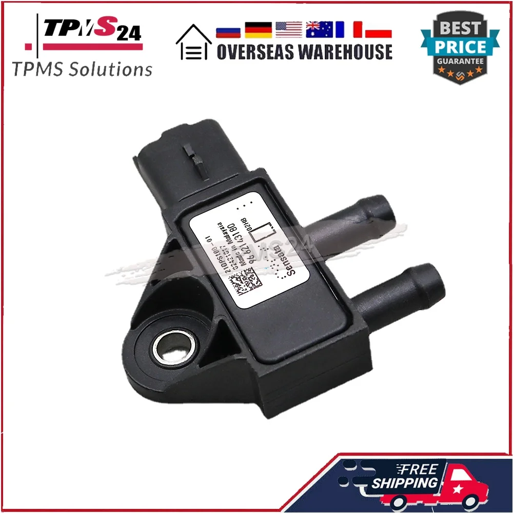 EGR DPF EXHAUST DIFFERENTIAL PRESSURE SENSOR FOR CITROEN PEUGEOT FIAT MINI 1.4 1.6 2.0 2.2 2.7 3.0 HDI 9662143180 9645022680