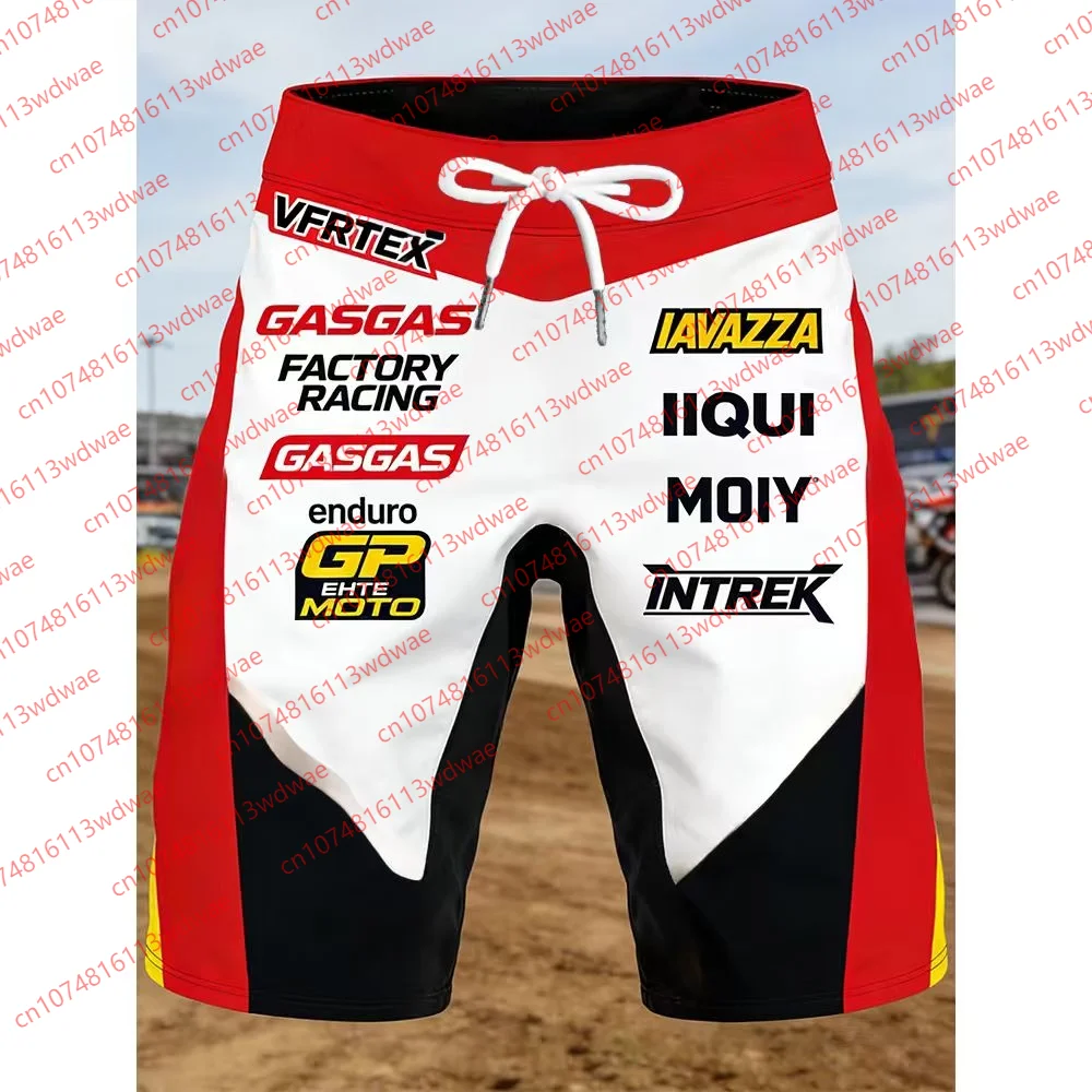 GASGAS Factory Racing Enduro GP MX Shorts Schnelltrocknende Motorradshorts für Herren, Off-Road-Shorts mit Kordelzug, Enduro Racers Bike