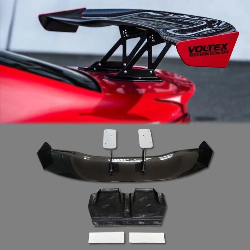 

For Carbon fiber VOLTE X TYPE-2 GT wing W. 13-21 FT86 GT86 FRS ZN6 BRZ ZC6 column 260 mm (center mounted)