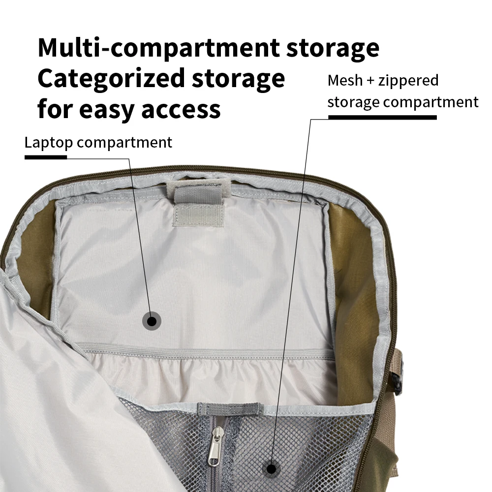 MOBI GARDEN 28L 야외 캠핑 및 트레킹을 위한 대용량 하이킹 배낭 경량 방수 가방