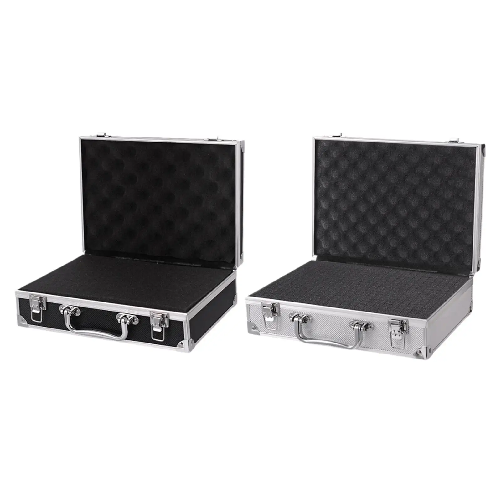 Carrying Case Lightweight Equipments Instrument for Microphone System Aluminum Alloy Multipurpose Equipment Storage Case Toolbox