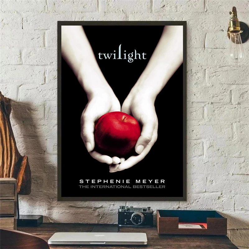 Classic Movie Twilight Poster Edward Bella Canvas Painting Prints Wall Art Picture Film Room Home Bar Cafe Decor Mural