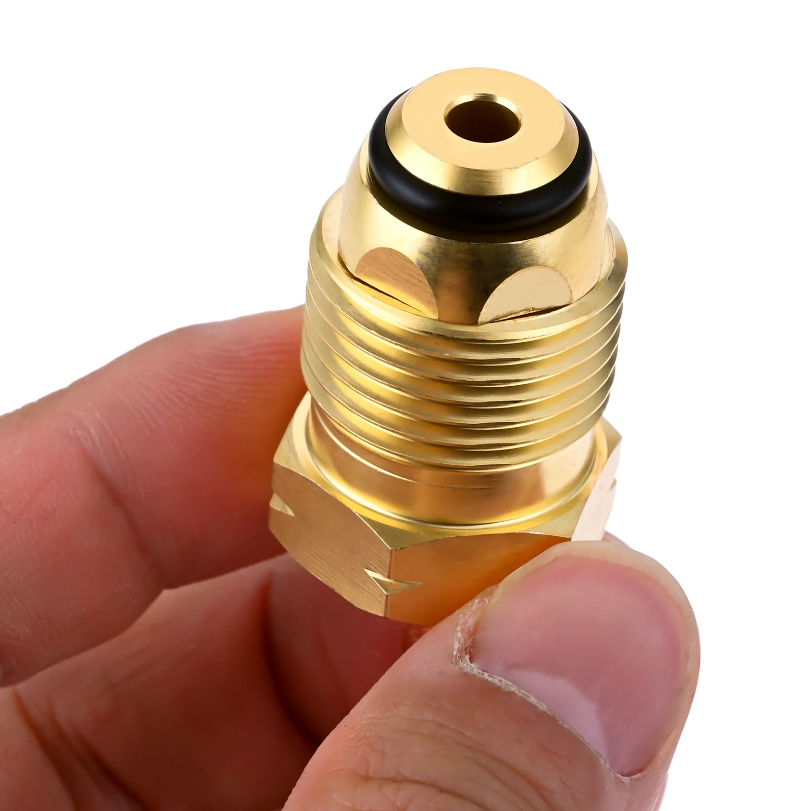 1 قطعة 15 بوصة منظم البروبان النحاس ضفيرة POL x 1/4 "NPT ذكر الأنابيب الموضوع لخزان صمام POL LP 5lb إلى 100 رطل خزان البروبان