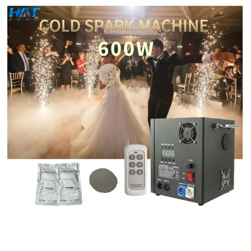 HAT Sparkler Machine Cold Spark Machine 600w Led Stage Light  Sparkler Cold Wedding Spark Machine