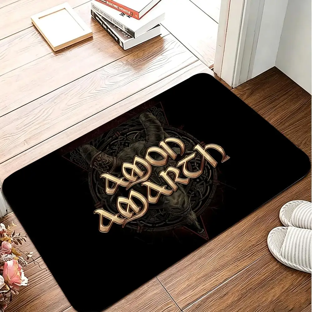 N-Norwegian Music Band Floor Mat Flannel Rug Soft Non Slip Washable Door Mat For Bathroom Bedroom Kitchen Home Decor