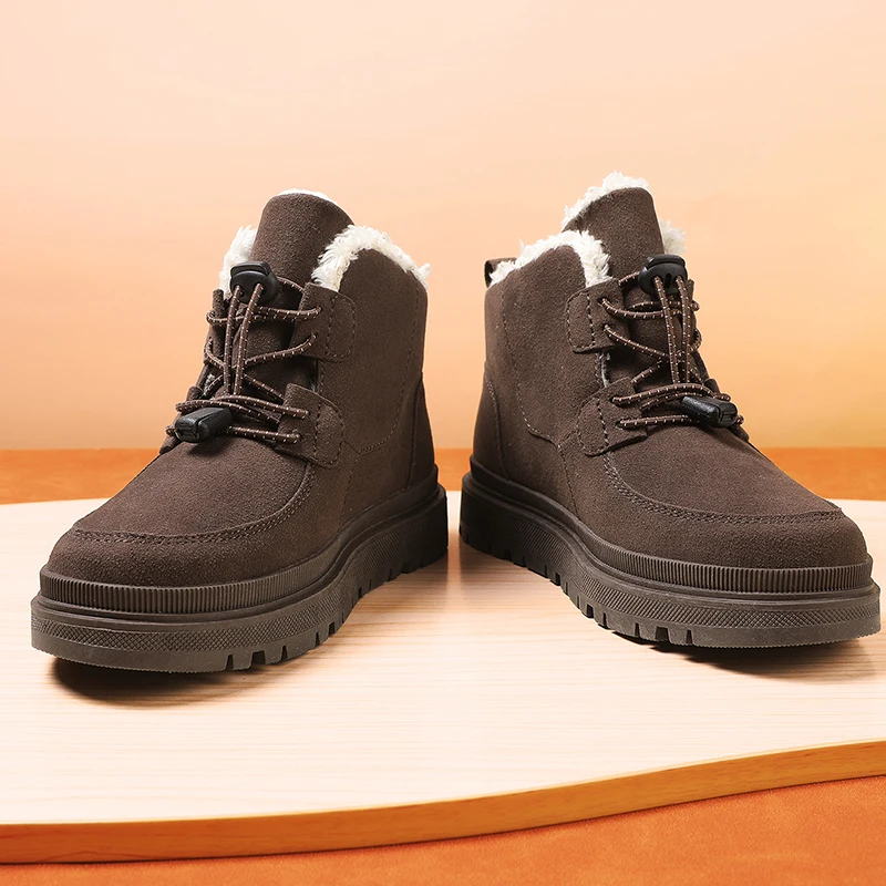 

Children's snow boots, cotton shoes, winter high top fashionable new style with plush and thick boots Comfortable shoes for girl