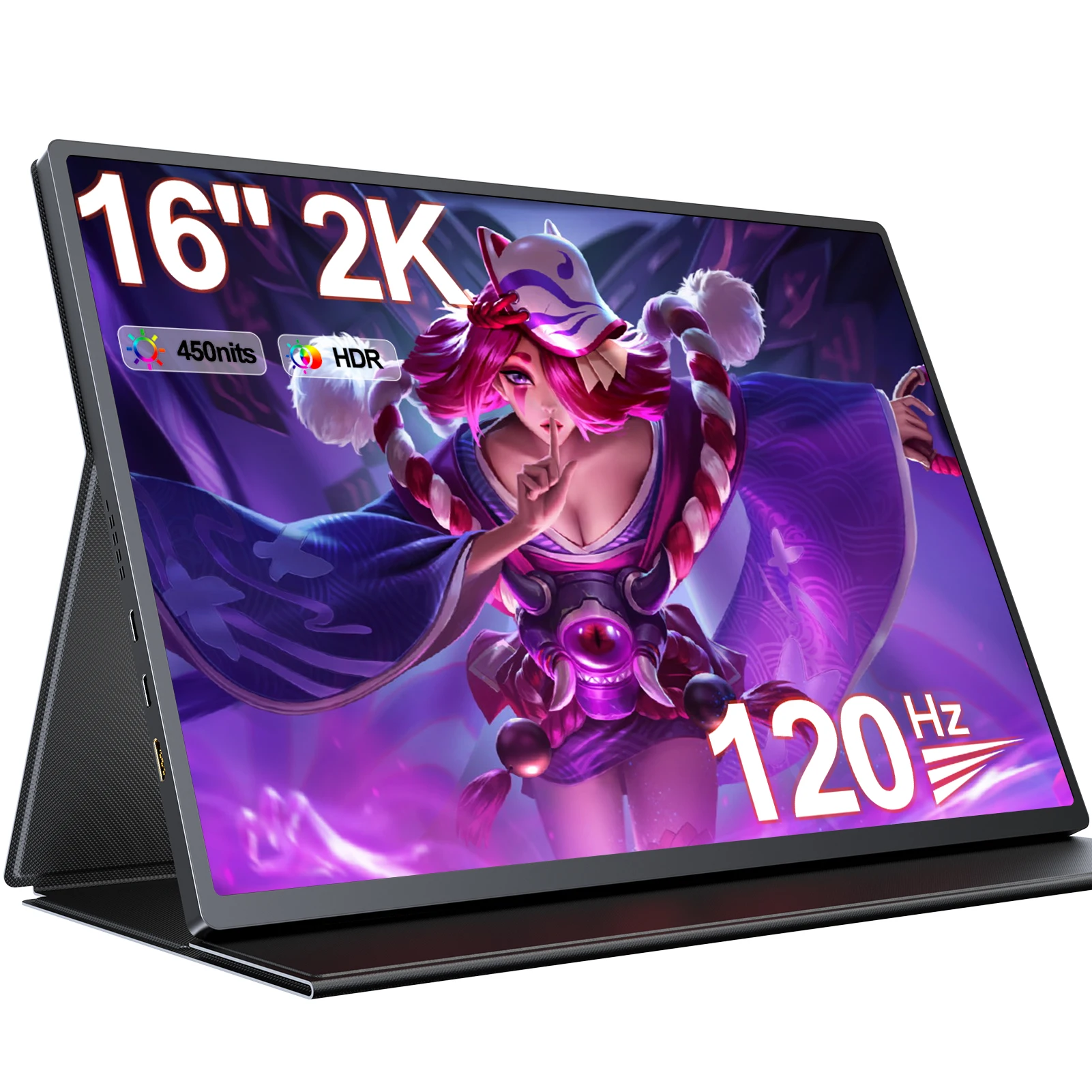 UPERFECT 2K 144Hz 450nits tragbarer Gaming-Monitor 16