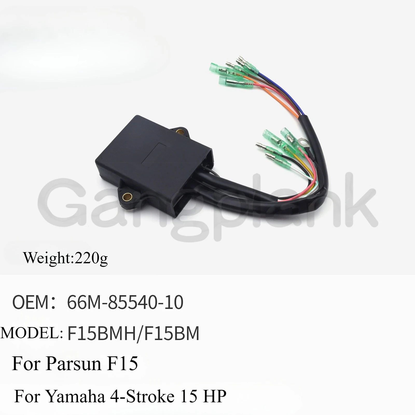66M-85540-10 Ignition Module for Yamaha 4-Stroke 15 HP F15BMH F15BM Outboard for Parsun F15 66M8554010