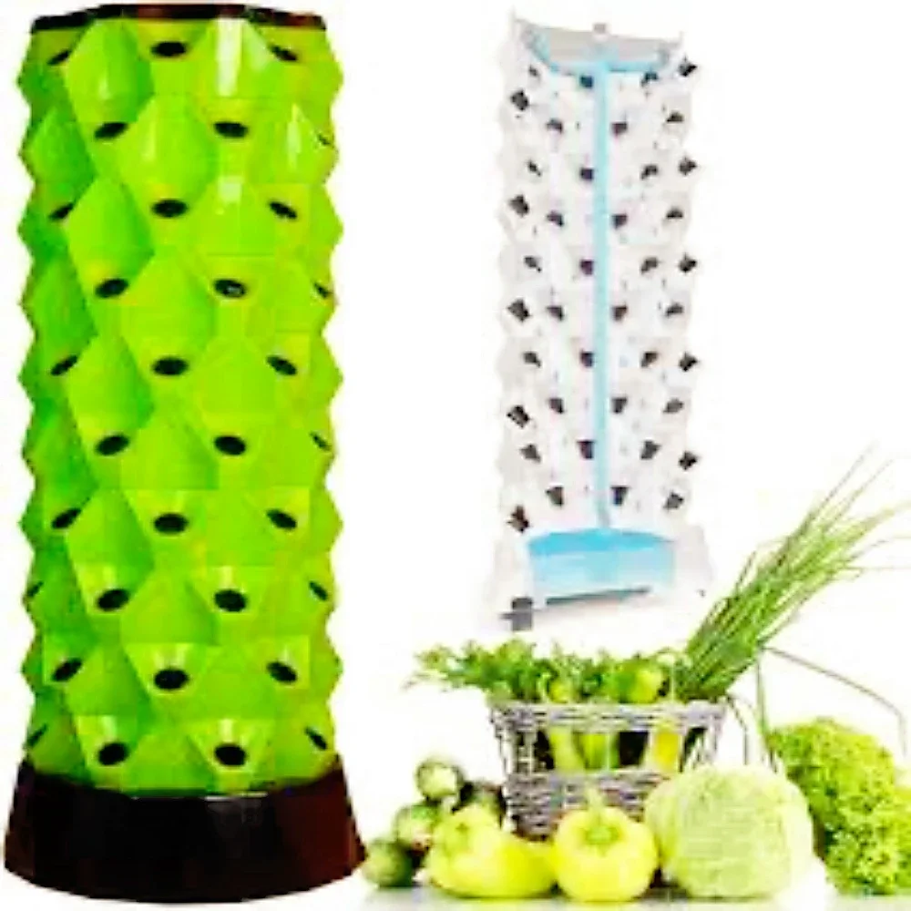 

YT Small Vertical Hydroponics Pineapple Tower Kit NFT Growing System For Agriculture PP Film And Plastic Material