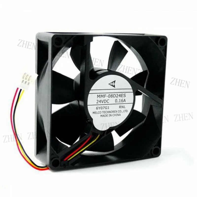 

Y 1 шт. Новый охлаждающий вентилятор MMF-08D24ES-RNL 8025 DC24V 0,16A 8CM 3Pin