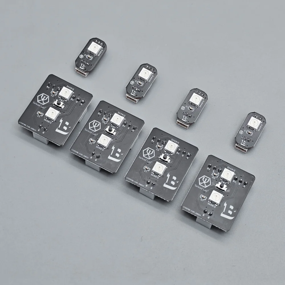 Seleadlab QuattroBox V2 Upgrade PCB RGB LED Lane Button Replace Original Neopixels 3D Printer Parts For MMU view 4