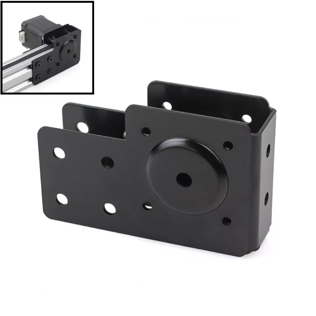 4Pcs End Mount Plate Openbuilds Plate V-Slot Linear Actuator Plate for Nema17 Stepper Motor Joining Plate Connecting Bracket