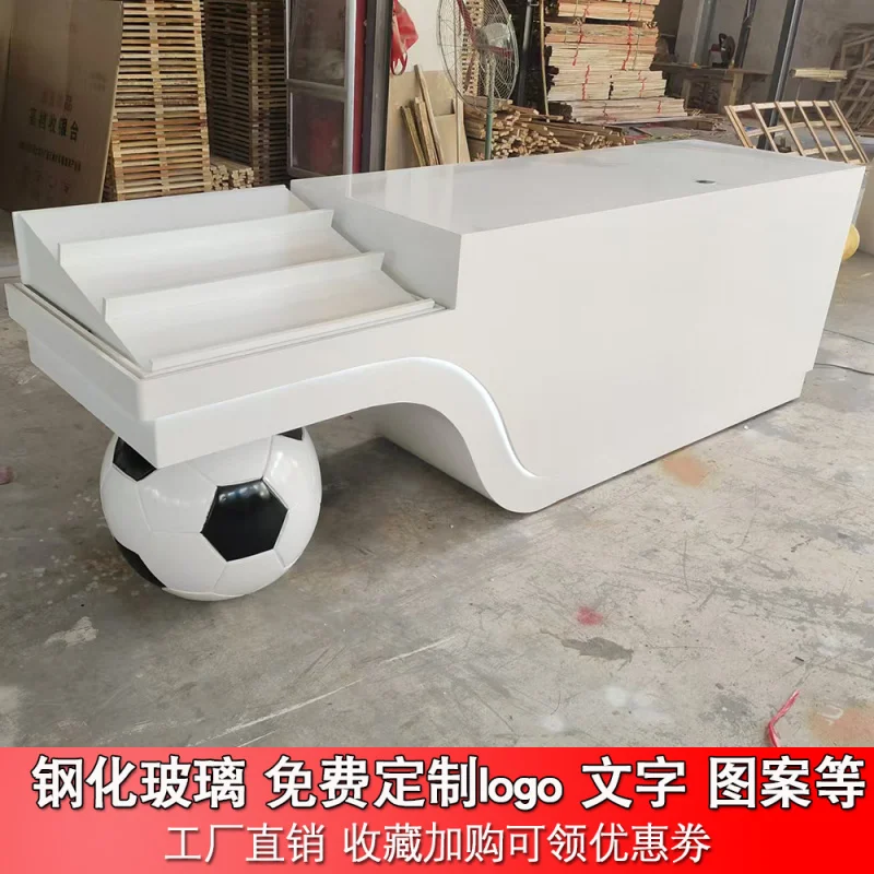 Custom. Customized Sports Color Theme Store Sales Cabinet Welfare Lottery Table Glass Open Cabinet Scratch-off Display Cabinet