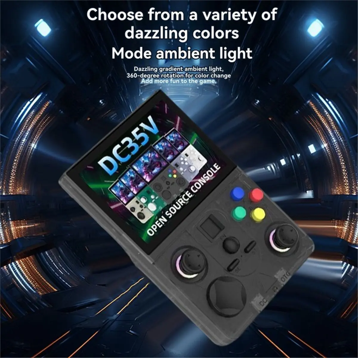 DC35V Retro Handheld Game Console 3.5" IPS, 30+ Emulators — view 3