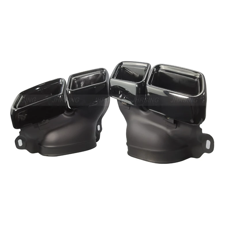 

AMG E63 Four-out Tail Tips Sports Stainless Black & Silver For Mercedes-benz 14-16 E-class W212 Exhaust Pipe Stainless Steel 304