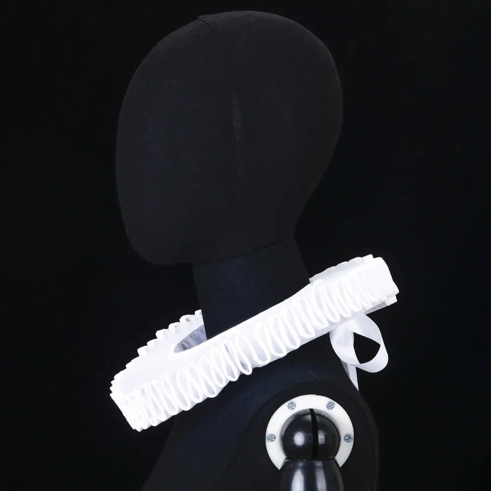 

Съемный воротник-руффи в стиле Шекспира, элегантный викторианский костюмный воротник, винтажный ретро-воротник-руффи для косплея