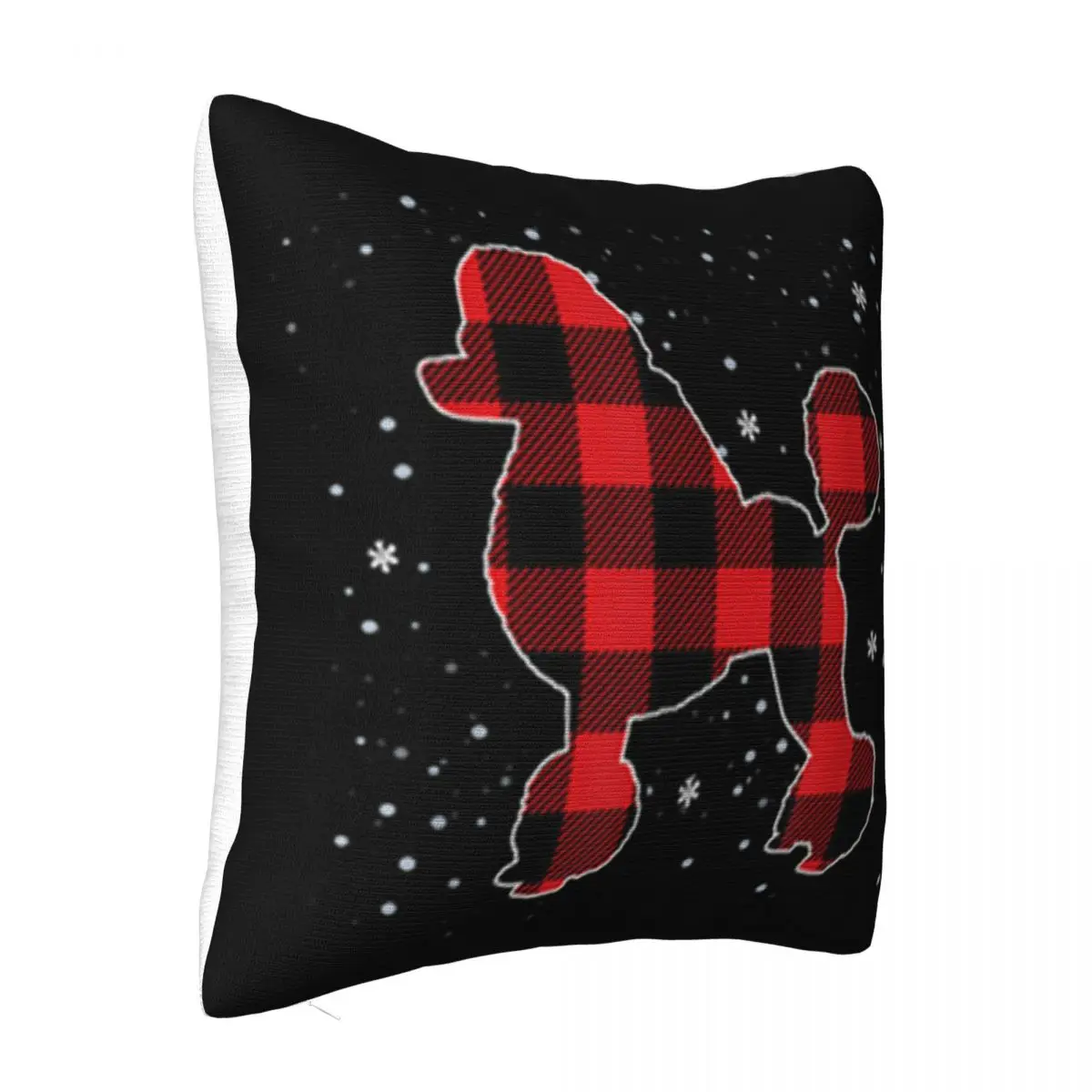 Original Poodle Christmas Pajama Dog Buffalo Plaid Xmas Gift Latest Winter Brand Gift Pillow Case