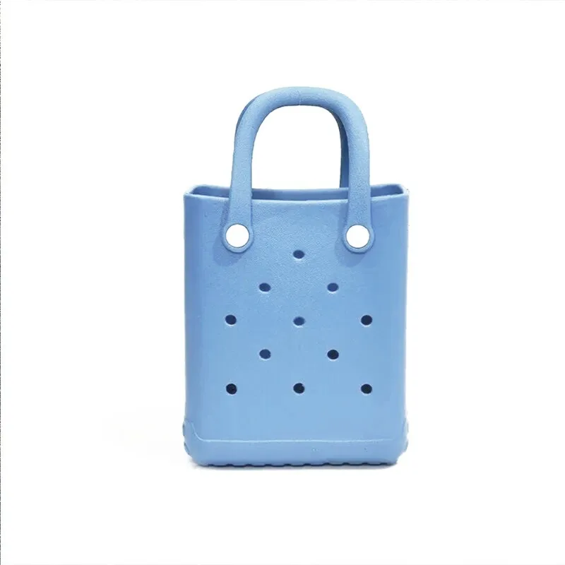 Strandtasche Picknick-Aufbewahrungskorb Sommer Damen Reisehandtaschen Mode Einkaufstasche Gummi EVA Wasserdichte Strandtasche Geldbörse – Detail 13